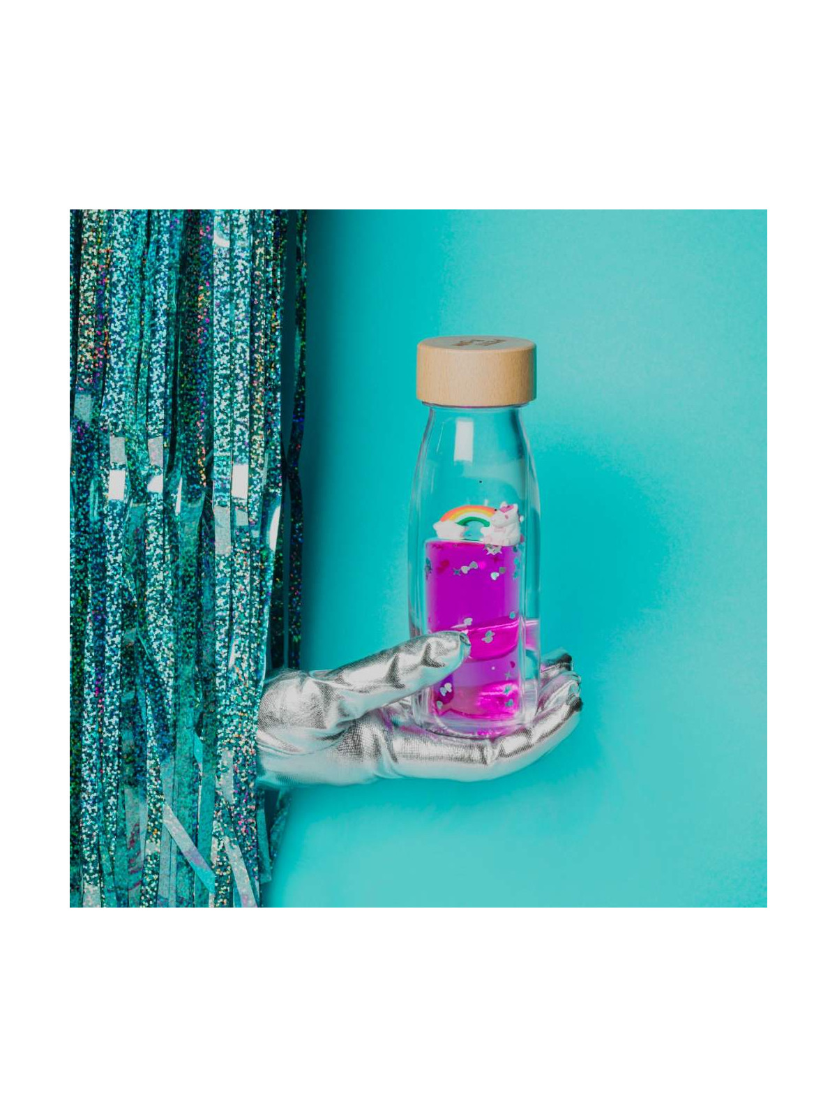Bouteille sensorielle Petit Boum Move - Magic rainbow