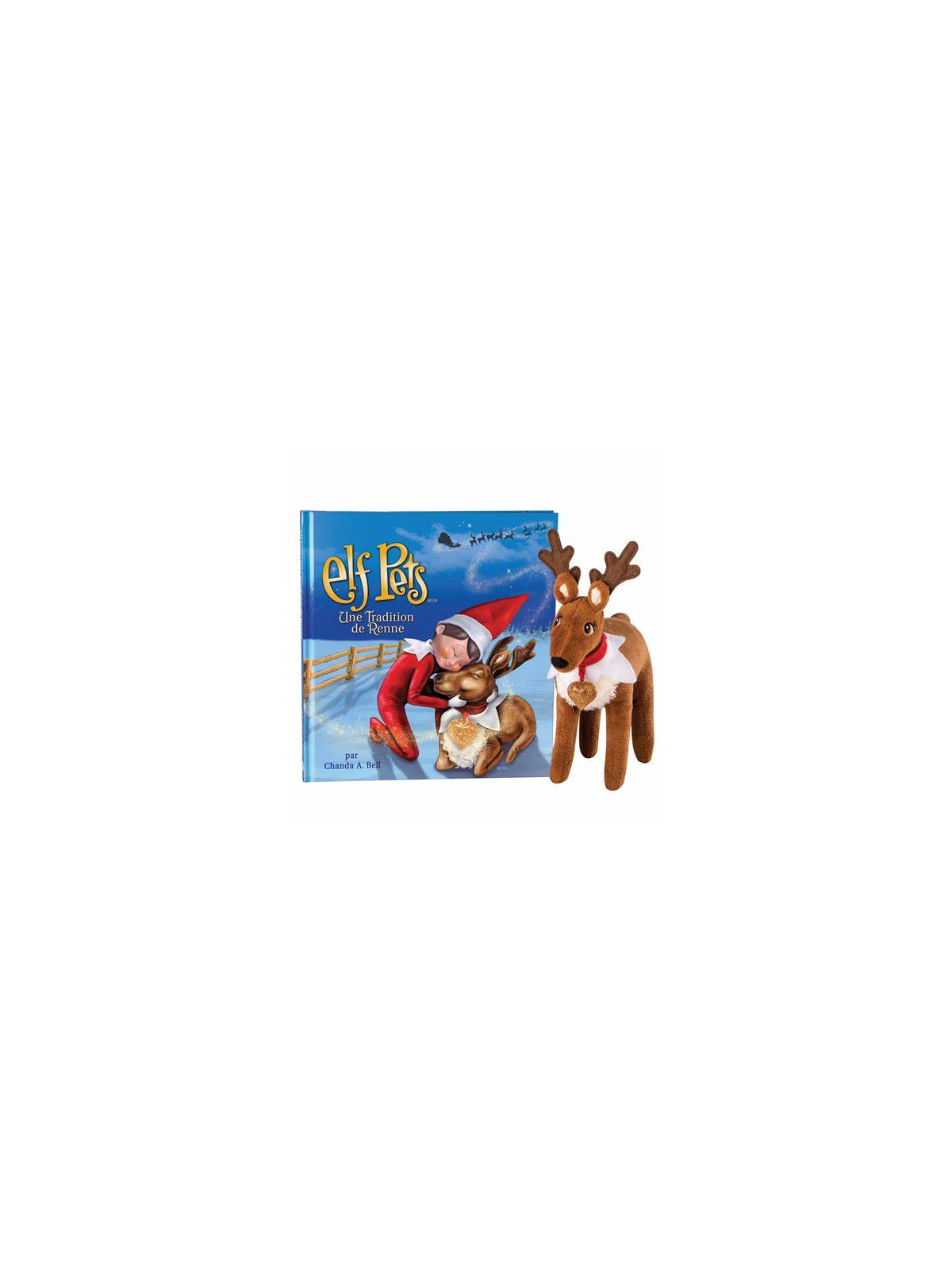 Coffret Renne Elf Pets et livre