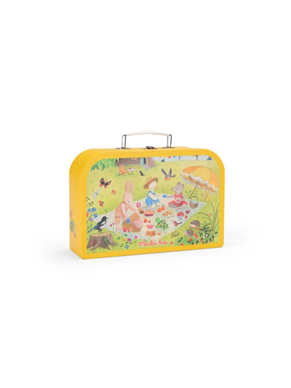 Valise set de thé en métal