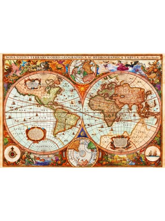 Puzzle 1000 pieces Vintage Map
