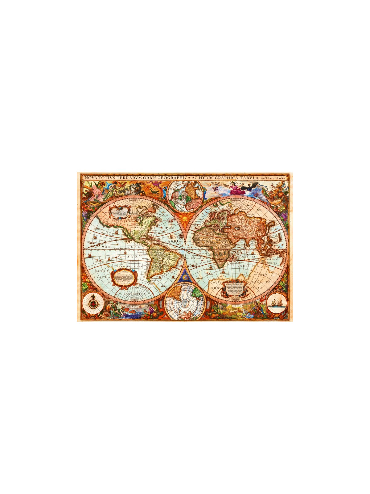 Puzzle 1000 pieces Vintage Map