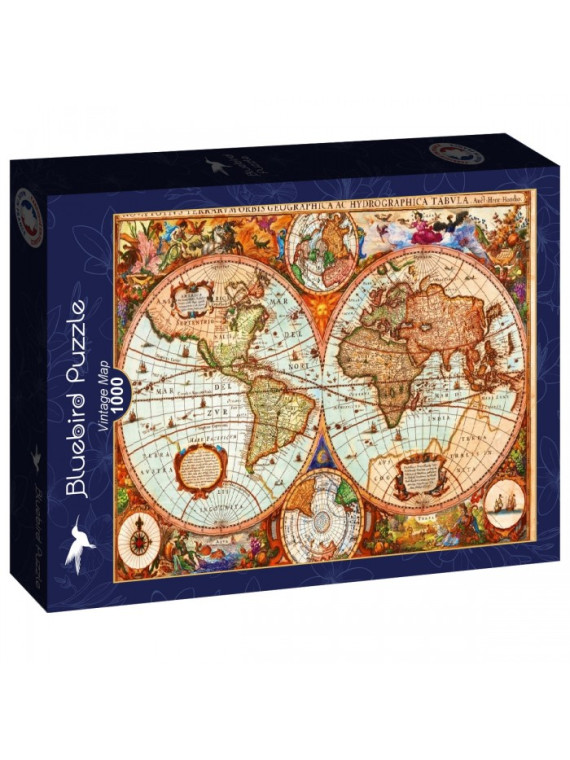 Puzzle 1000 pieces Vintage Map