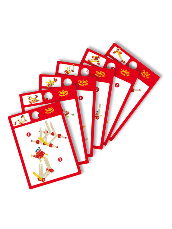 Jeu de construction en bois, coffret Batibloc
