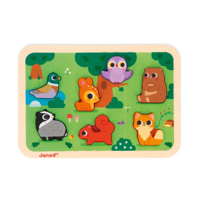 Puzzle bois la foret