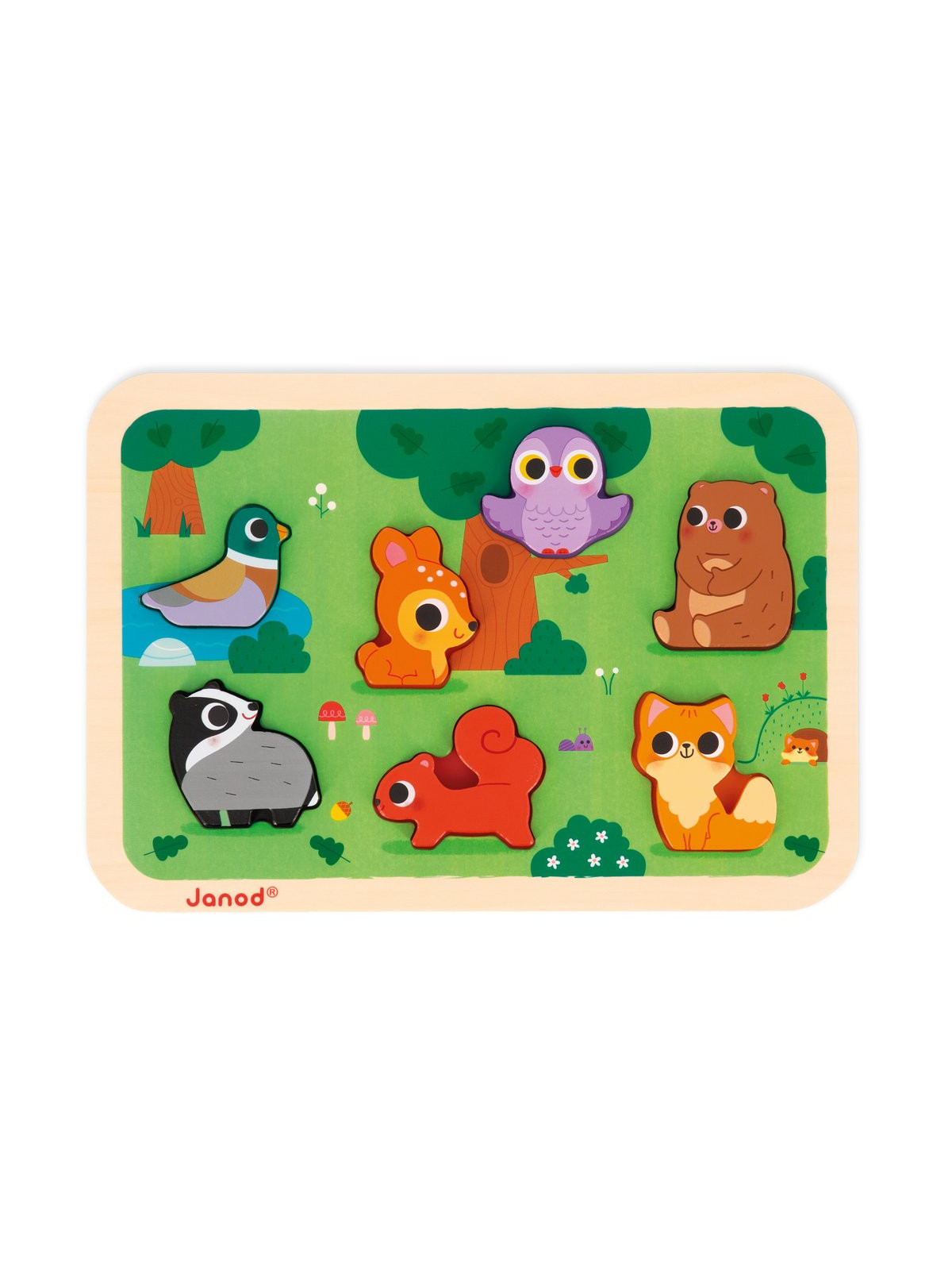Puzzle bois la foret