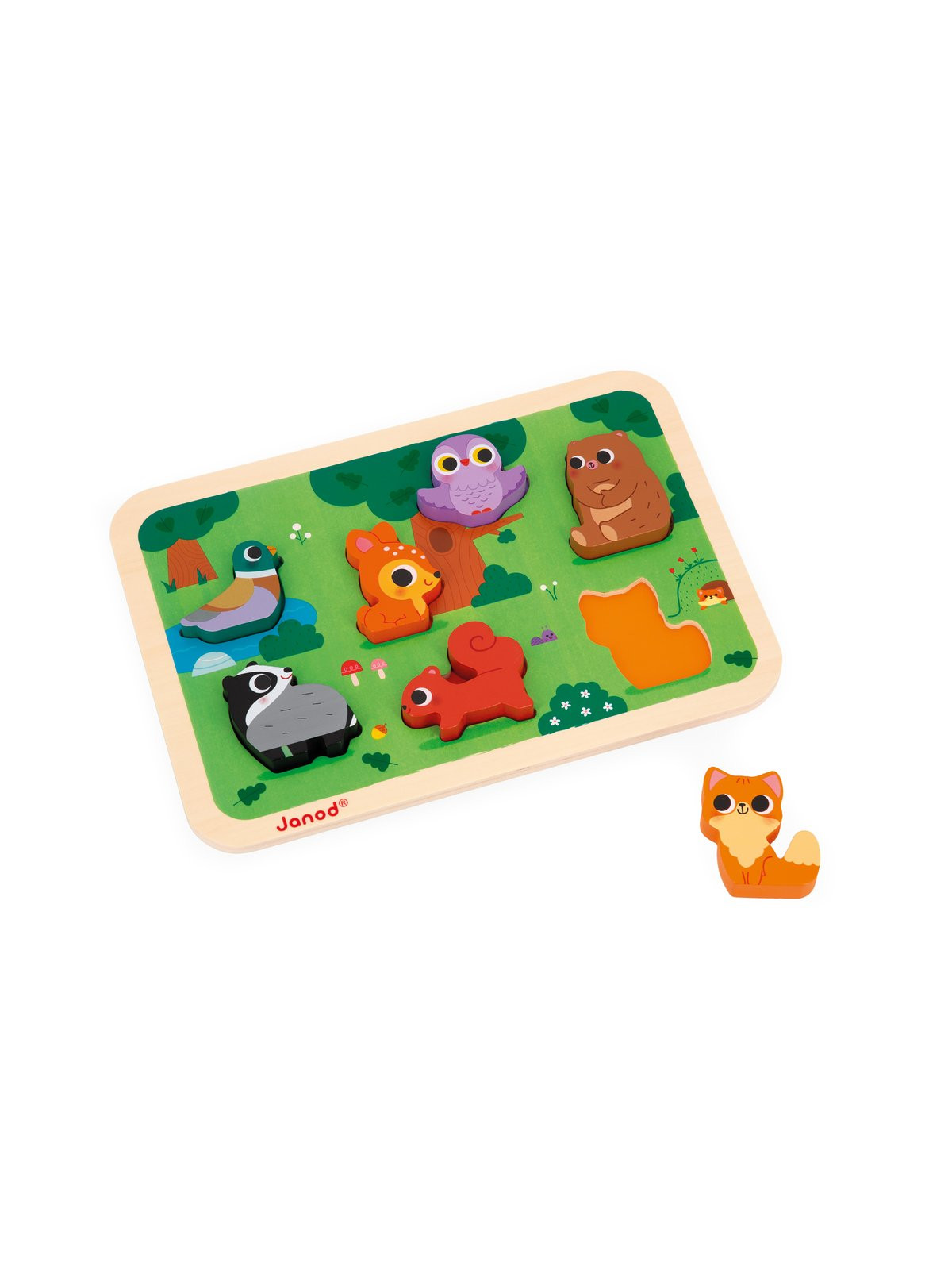 Puzzle bois la foret