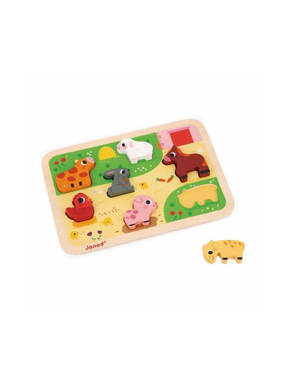 Chunky Puzzle Ferme 7 pièces