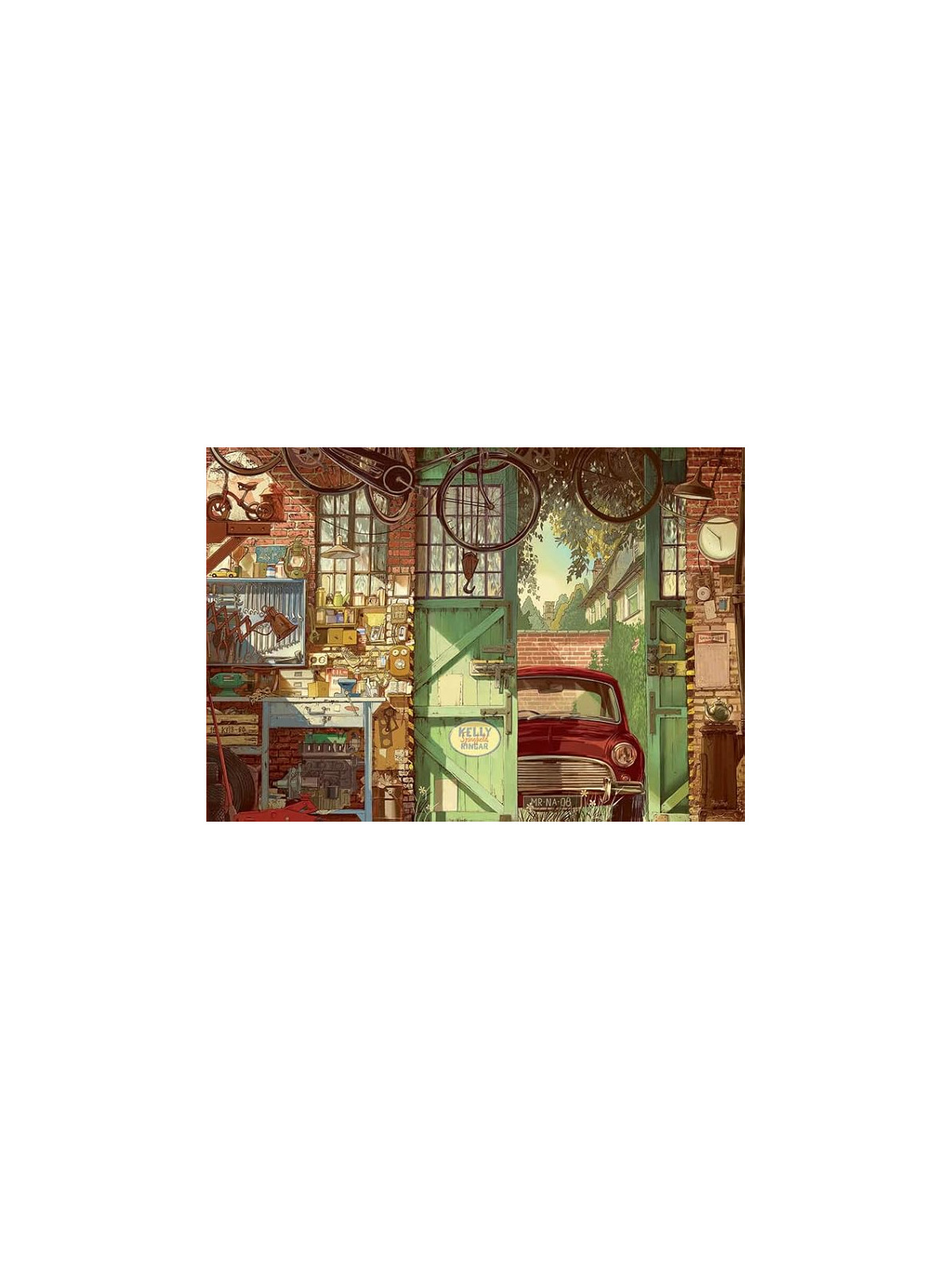 Puzzle Old Garage. Puzzle 1500 pièces.