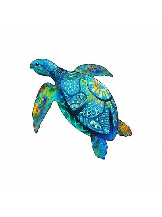 Puzzle en bois Arc-en-ciel : Tortue
