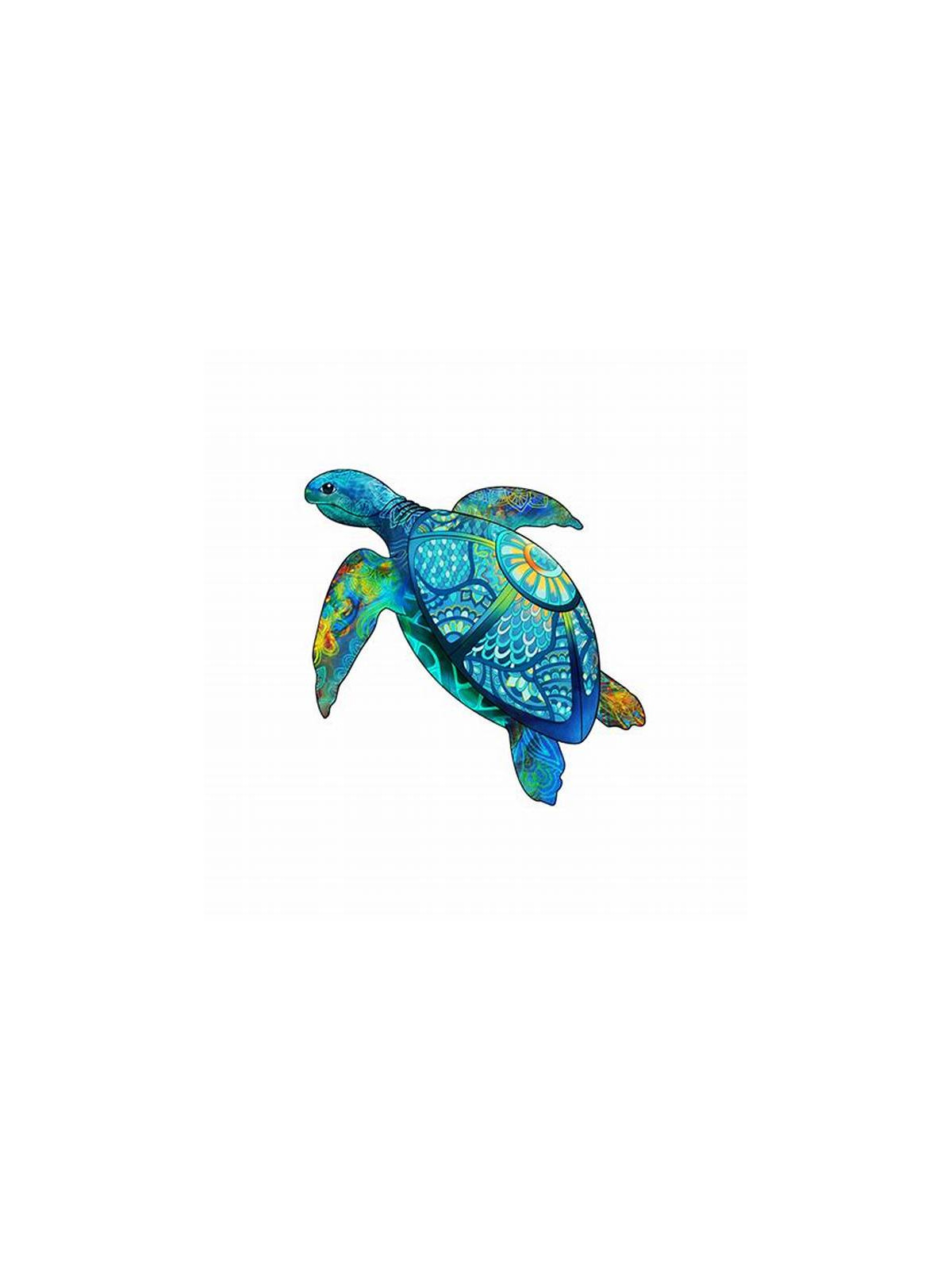 Puzzle en bois Arc-en-ciel : Tortue