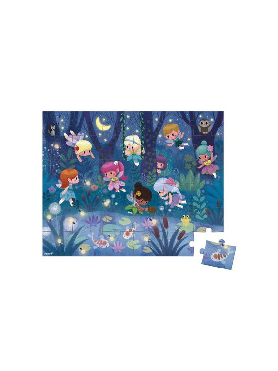 Puzzle les Fées et les Nénuphars 36 pièces