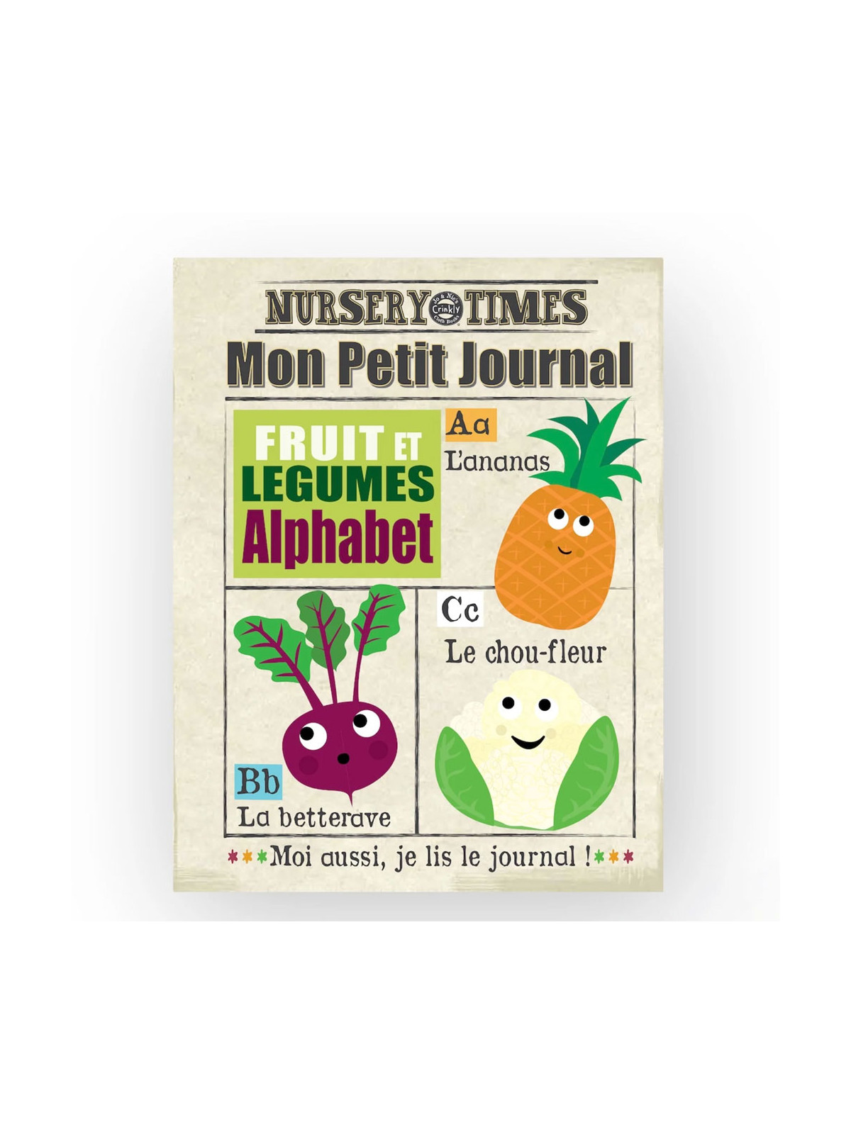  Mon Petit journal à froisser - FRUITS ET LEGUMES