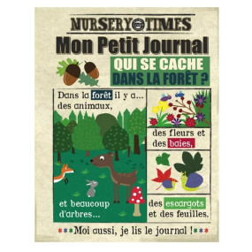 Mon Petit journal à froisser - LA FORET