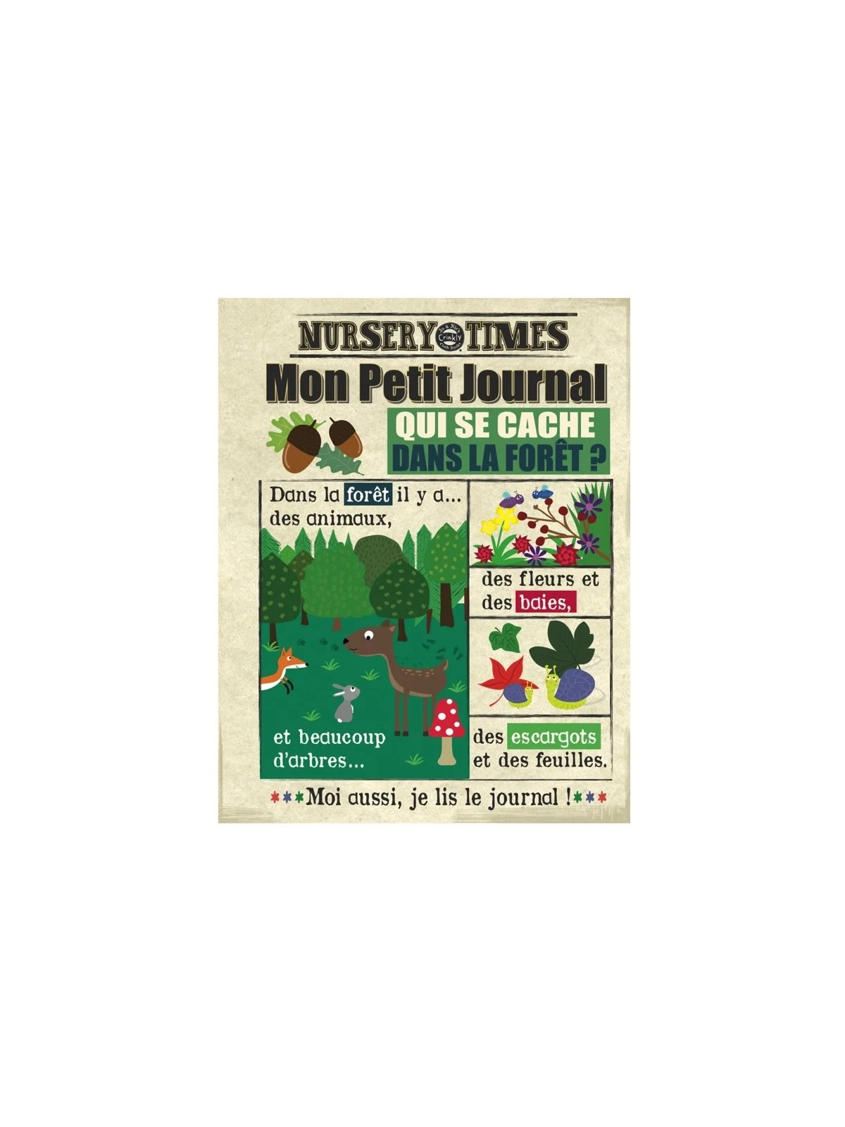 Mon Petit journal à froisser - LA FORET
