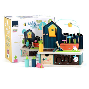 Jeu déveil en bois, Jardin multi-activités