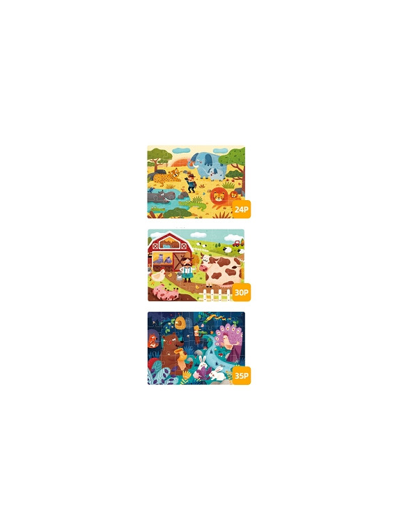 Coffret Puzzles Evolutifs - La vie au Grand Air