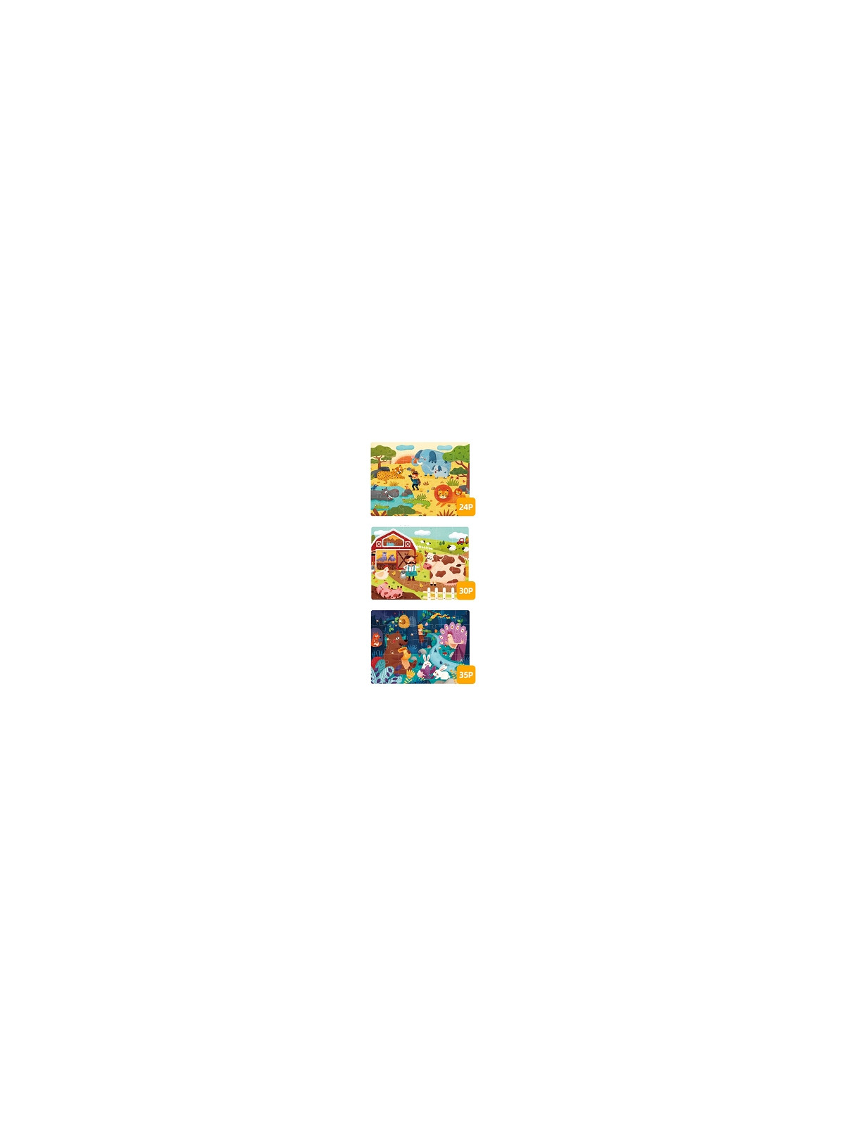 Coffret Puzzles Evolutifs - La vie au Grand Air