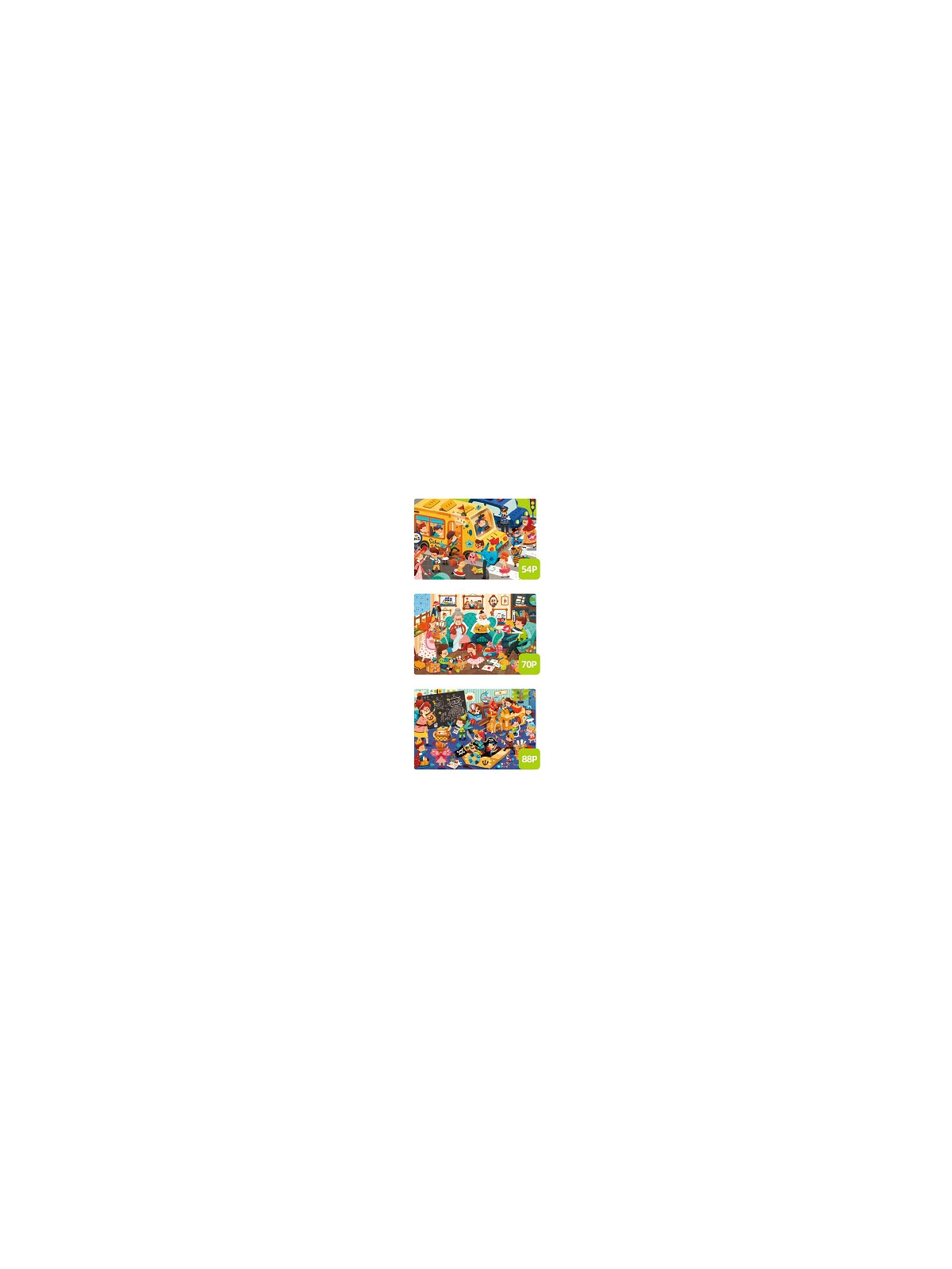 Coffret Puzzles Evolutifs La Vie dans la Ville