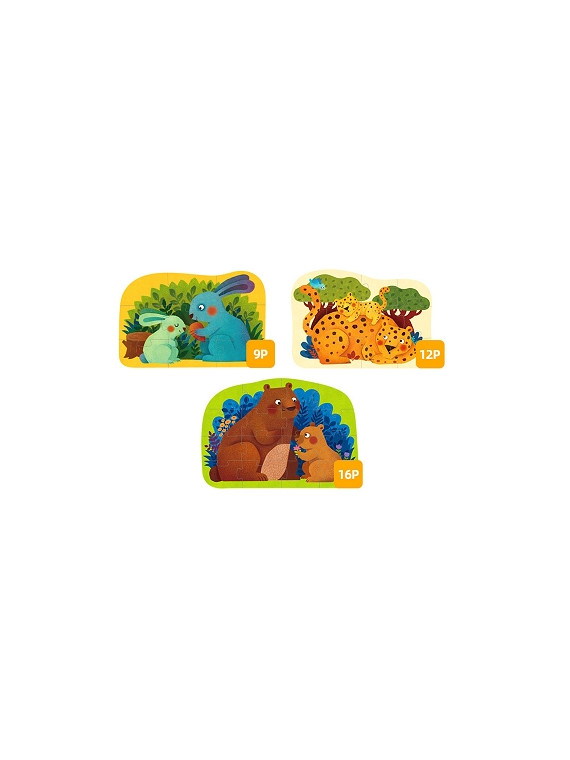 Coffret Puzzles Evolutifs Les Animaux et leurs petits