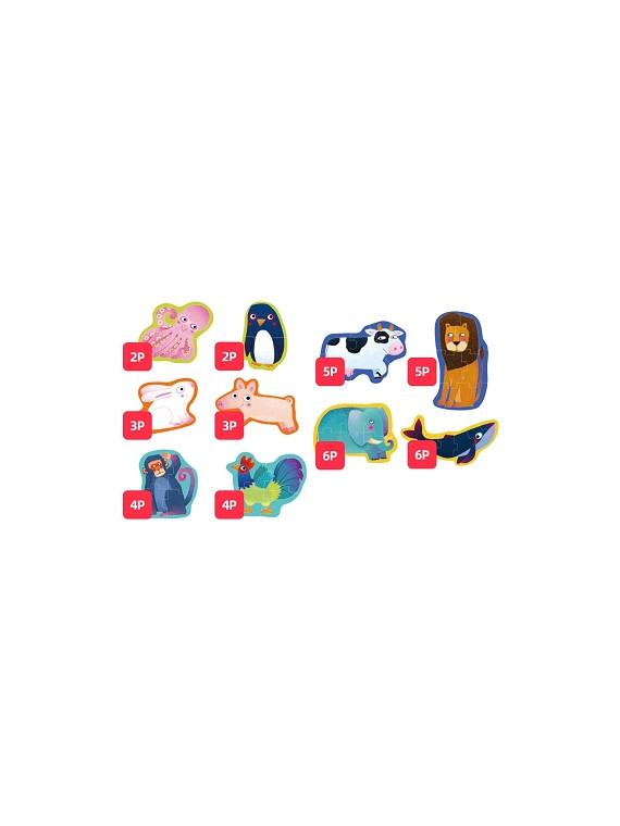 Coffret Puzzles Evolutifs - Les Animaux