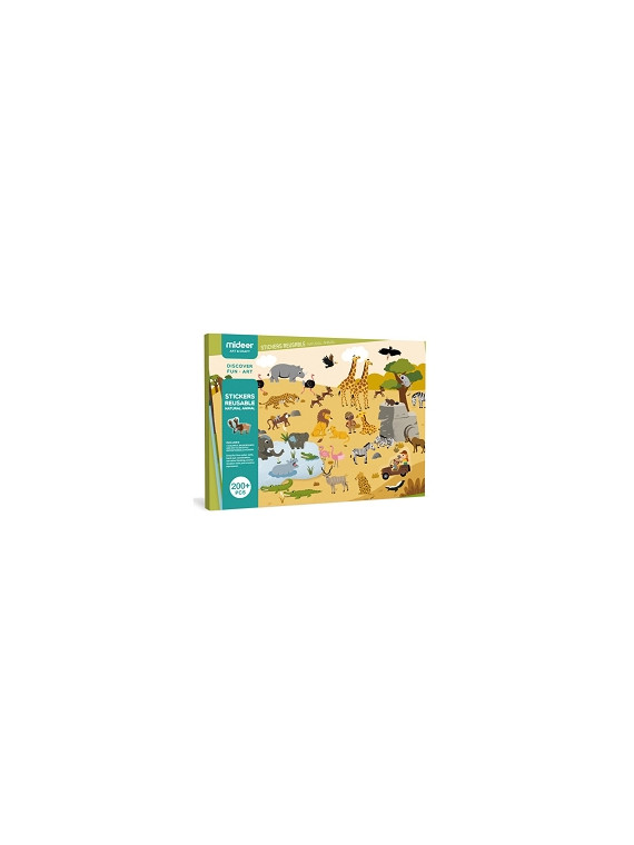 Stickers repositionnables - ANIMAUX