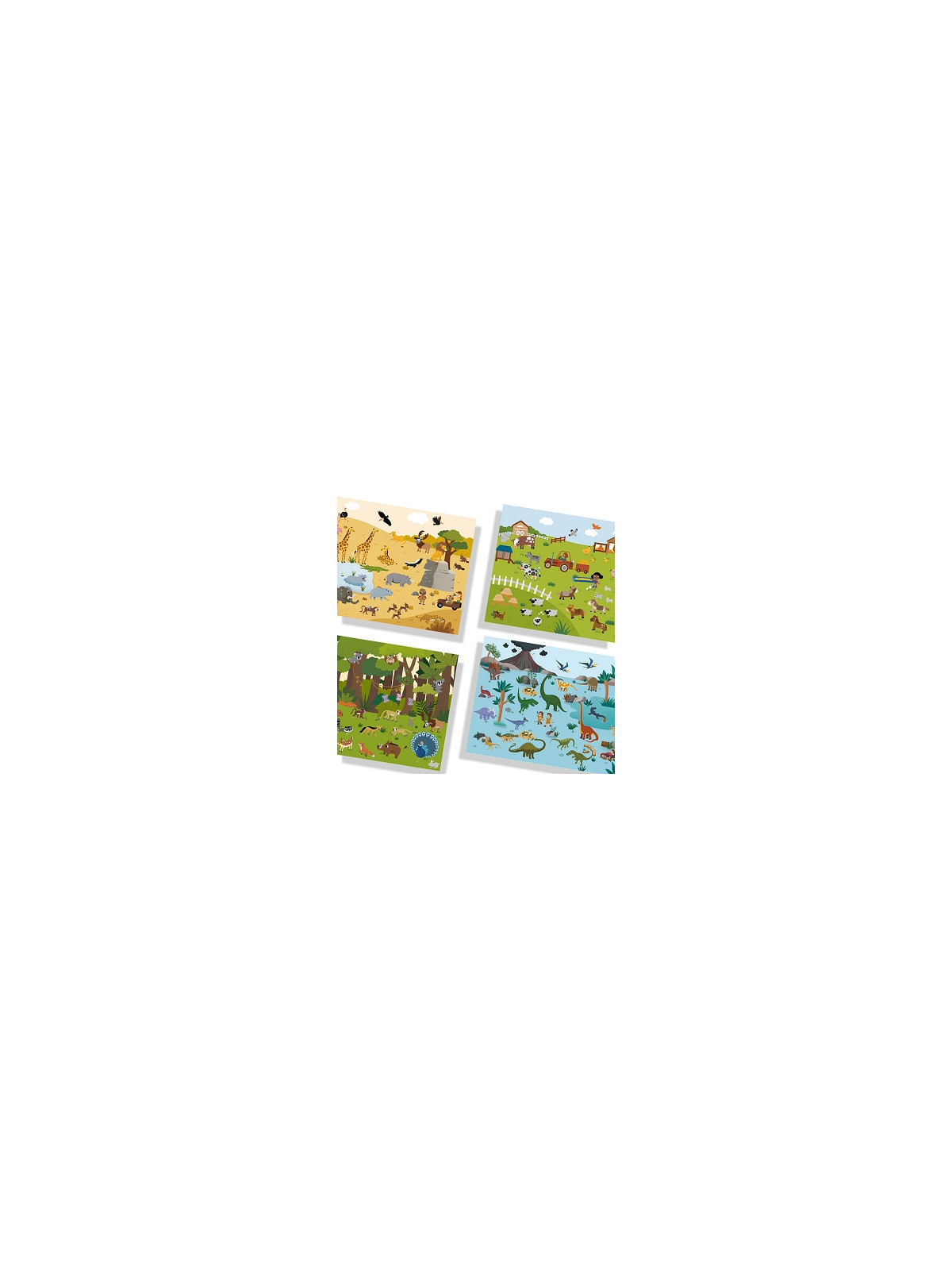 Stickers repositionnables - ANIMAUX