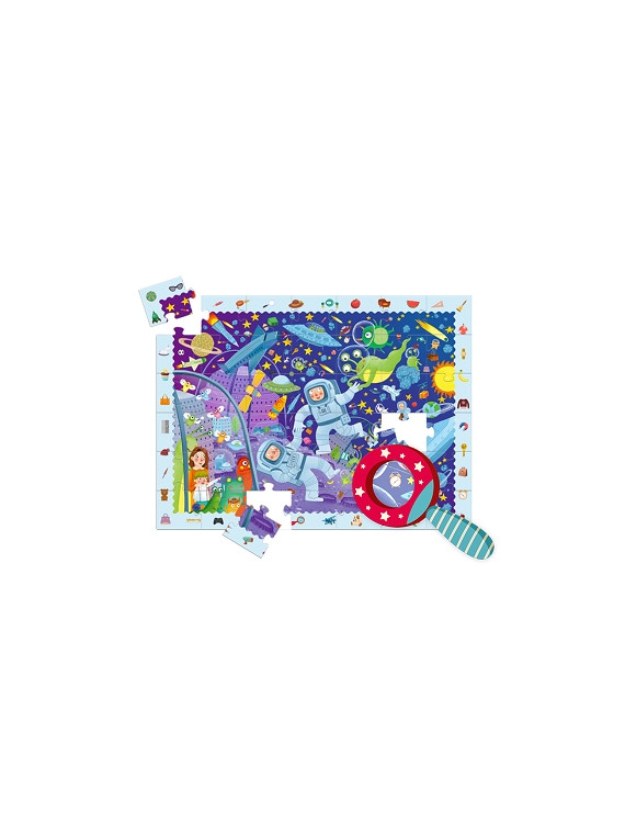 Puzzle Détective Espace - Loupe