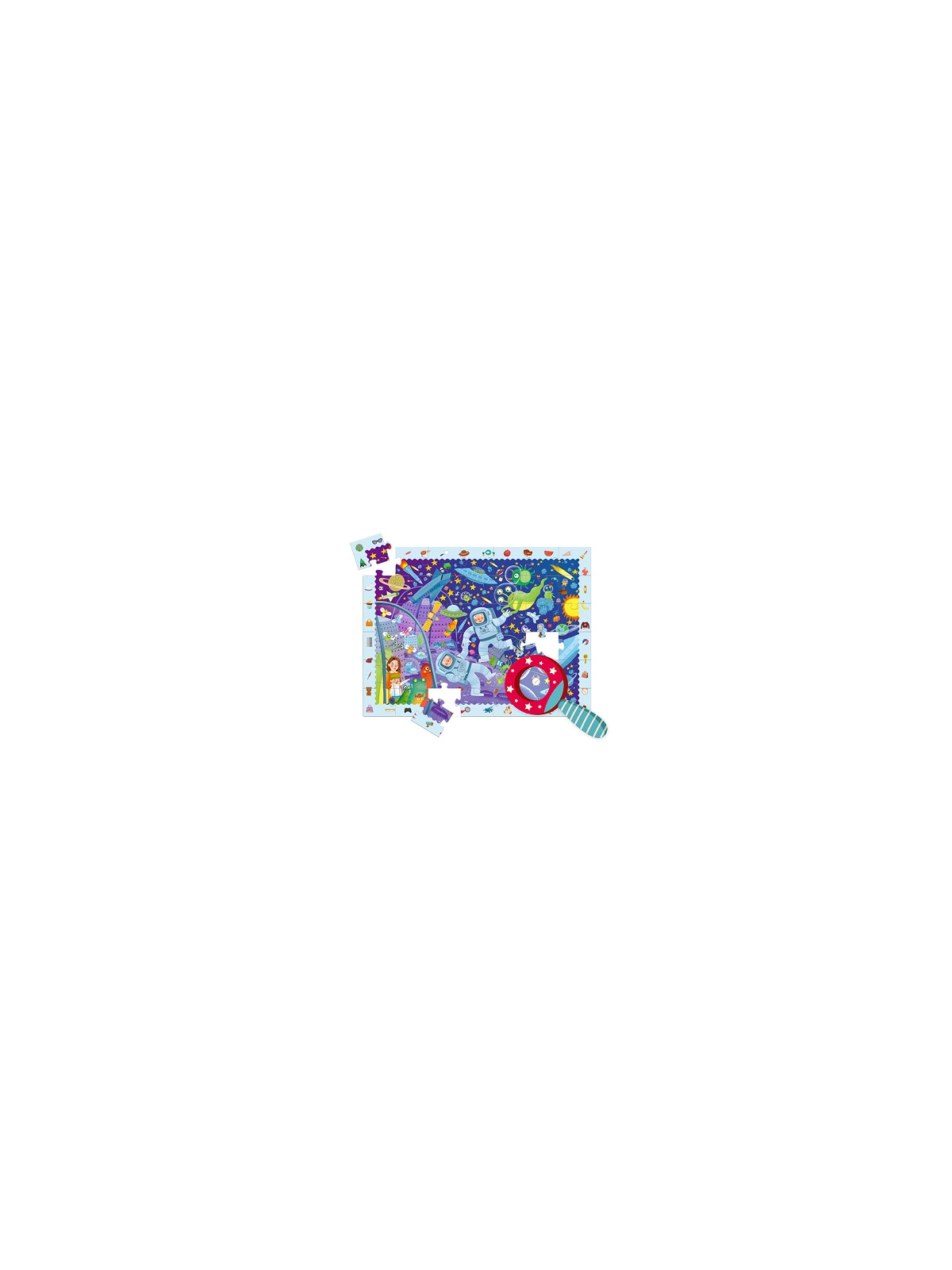 Puzzle Détective Espace - Loupe