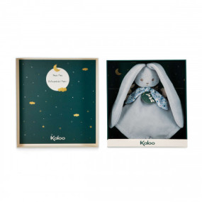 Doudou lapin plat