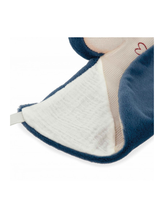 Doudou manchot Bleu