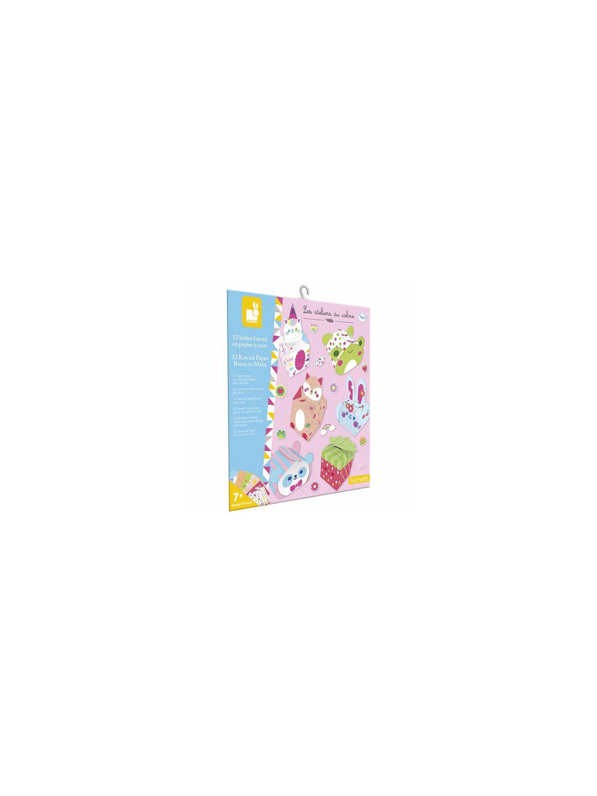 Kit Créatif - 12 Boîtes en Papier Kawaii à Créer