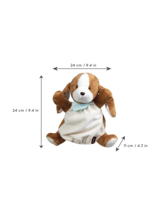 Marionnette chien Tiramisu