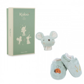 Coffret chaussons et bracelet sonores souris