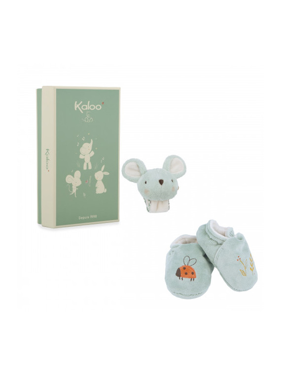 Coffret chaussons et bracelet sonores souris
