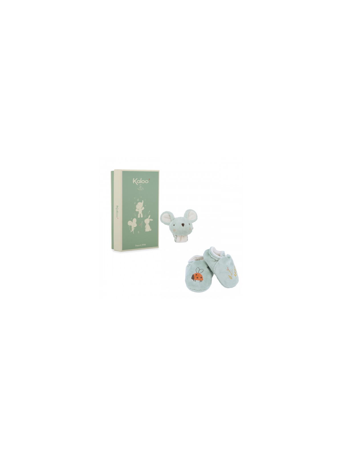 Coffret chaussons et bracelet sonores souris