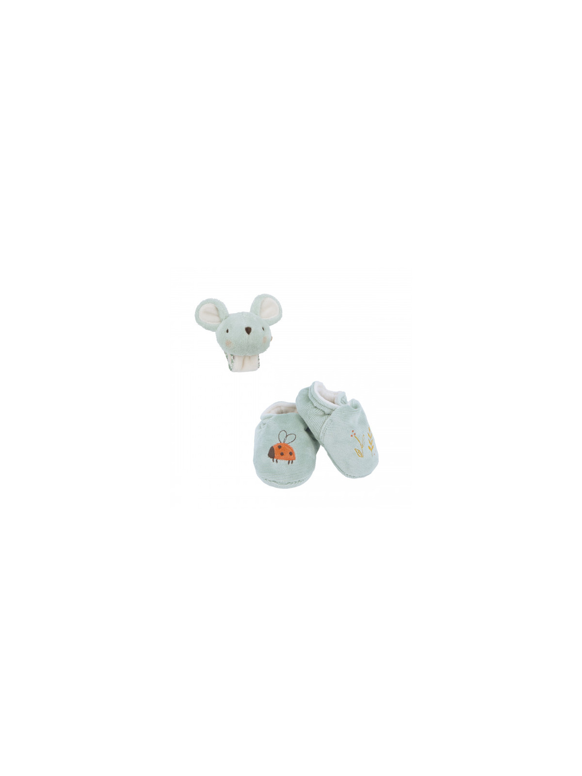 Coffret chaussons et bracelet sonores souris