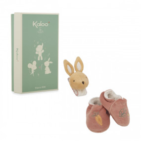 Coffret chaussons et bracelet sonores lapin