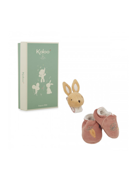 Coffret chaussons et bracelet sonores lapin