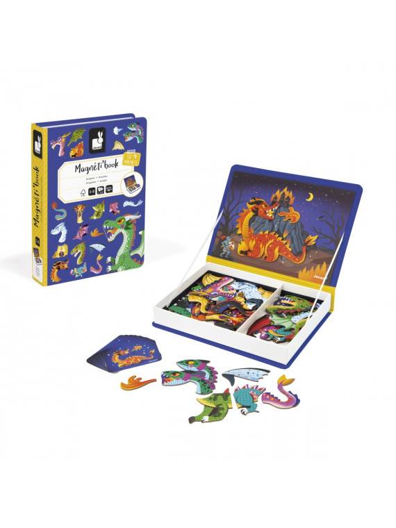 Magneti'book Dragons, 53 magnets