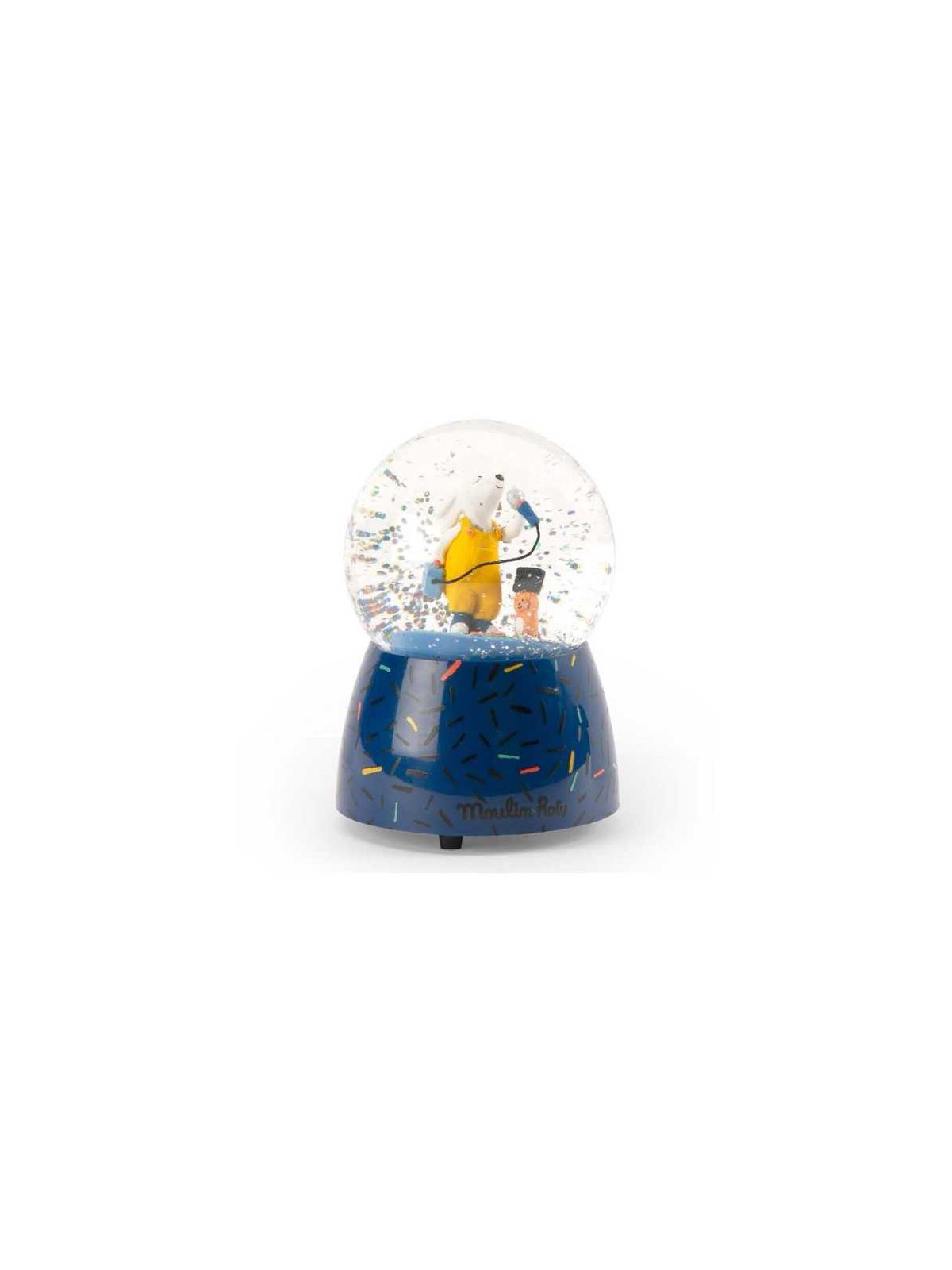 Boule à neige musicale Puce & Pilou - Moulin Roty