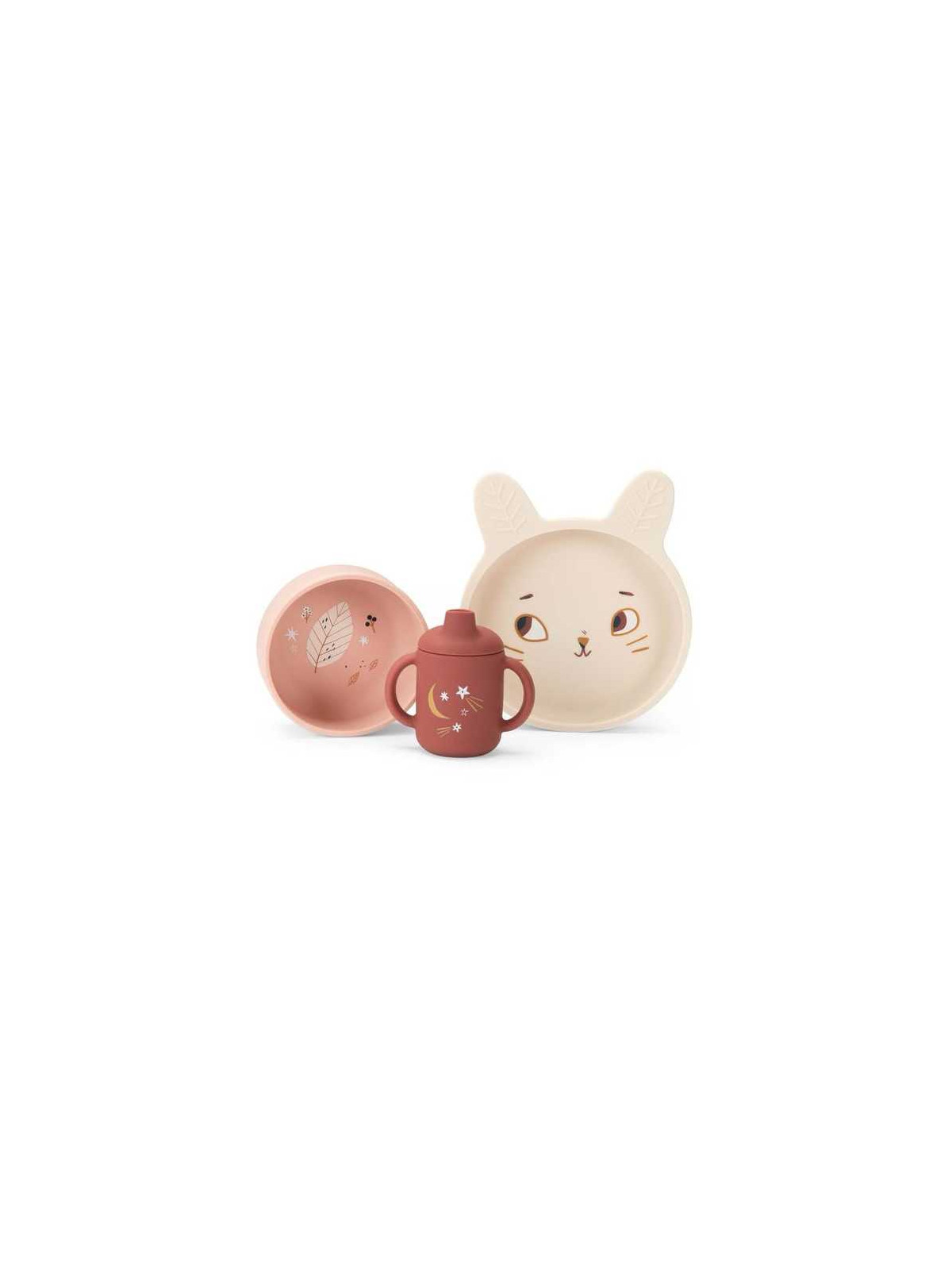 Set vaisselle silicone Après la pluie - Moulin Roty