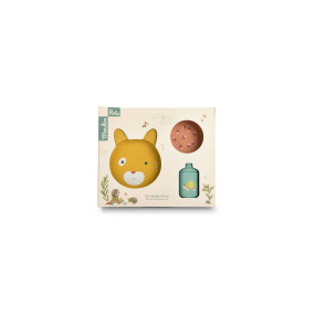 Set vaisselle silicone Trois Petits Lapins - Moulin Roty