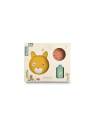 Set vaisselle silicone Trois Petits Lapins - Moulin Roty