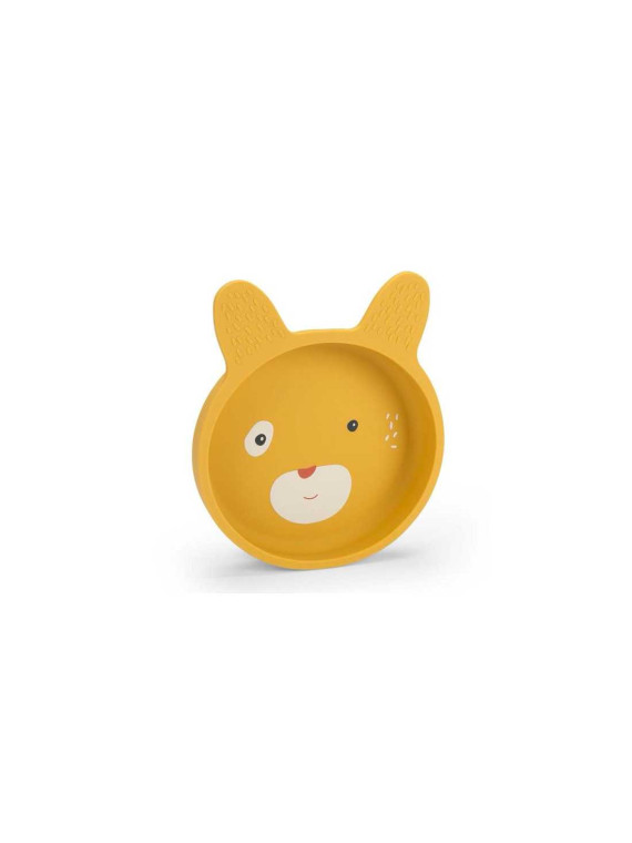 Set vaisselle silicone Trois Petits Lapins - Moulin Roty