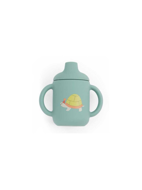 Set vaisselle silicone Trois Petits Lapins - Moulin Roty