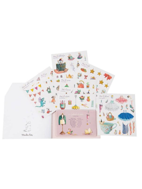Cahier de stickers Il était une fois - Moulin Roty