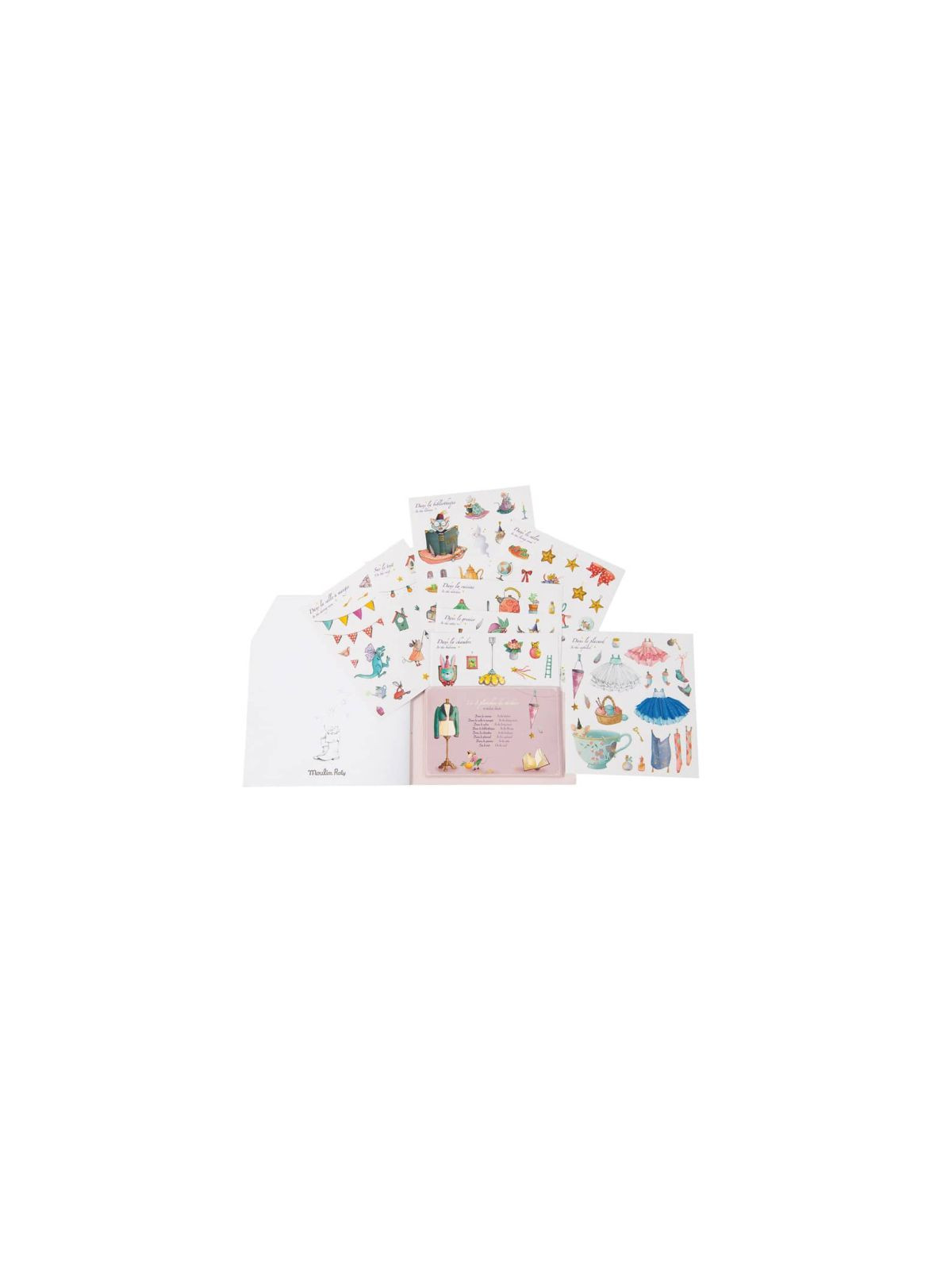Cahier de stickers Il était une fois - Moulin Roty