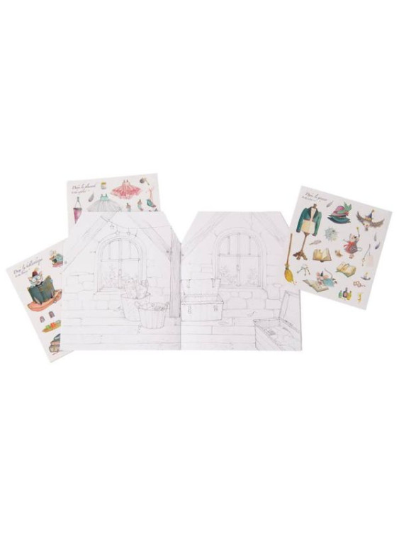 Cahier de stickers Il était une fois - Moulin Roty