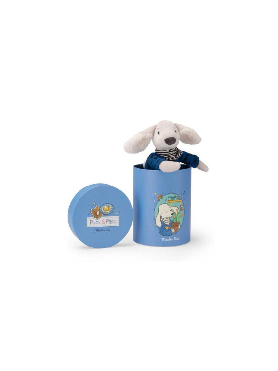 Poupée chien Pilou bleu Puce & Pilou - Moulin Roty