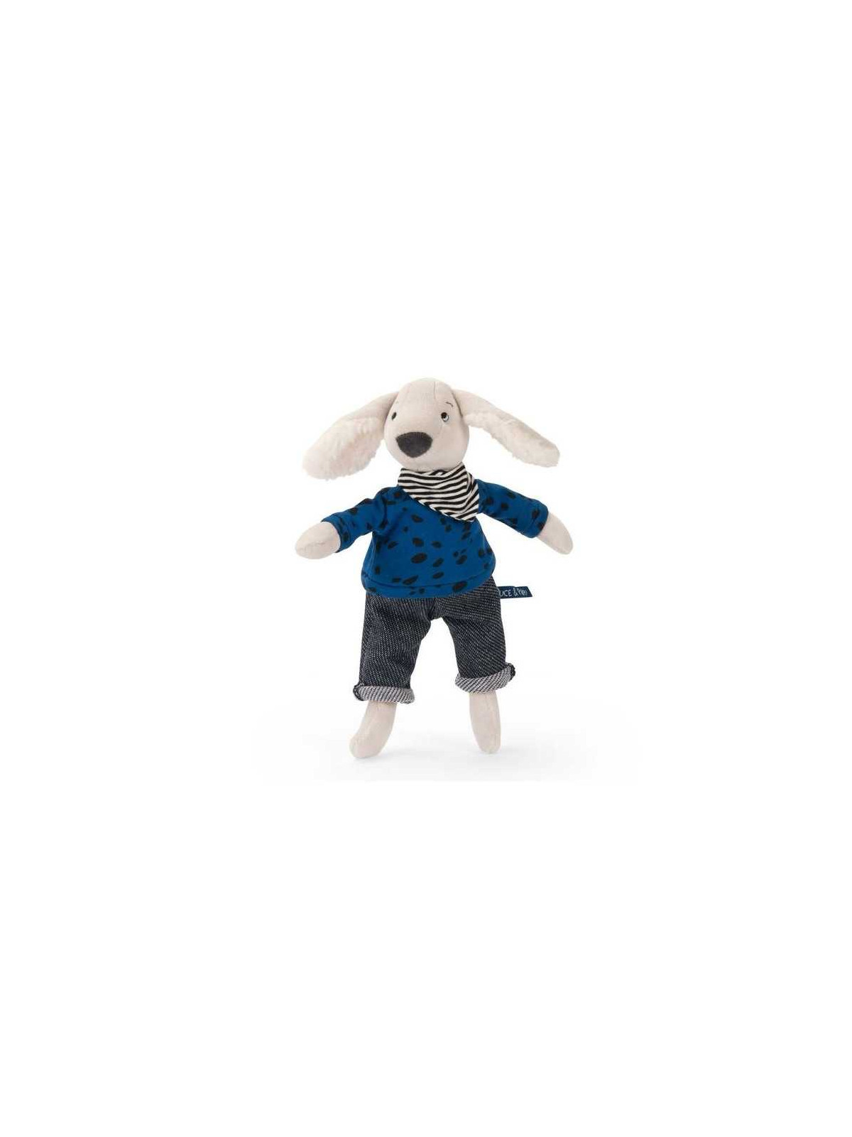 Poupée chien Pilou bleu Puce & Pilou - Moulin Roty